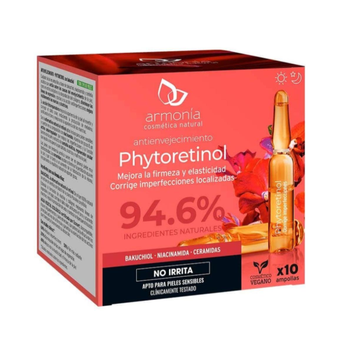 Fitoretinol anti-envelhecimento 10 amp. Harmony Natural Cosmetics