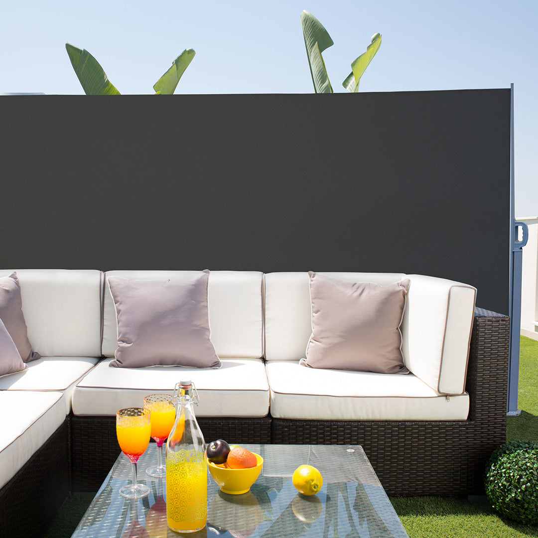 Separador De Ambiente Extensible Para Terrazas Y Jardines 1,6x3 M / Multicolor_0