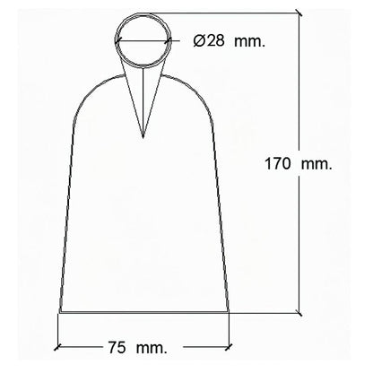 Azada Forjada Sin Mango 343/  400 Gramos_1