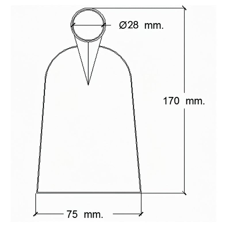 Azada Forjada Sin Mango 343/  400 Gramos