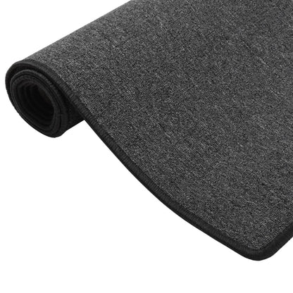 Vidaxl Alfombra De Pasillo Gris Antracita 50x100 Cm_1