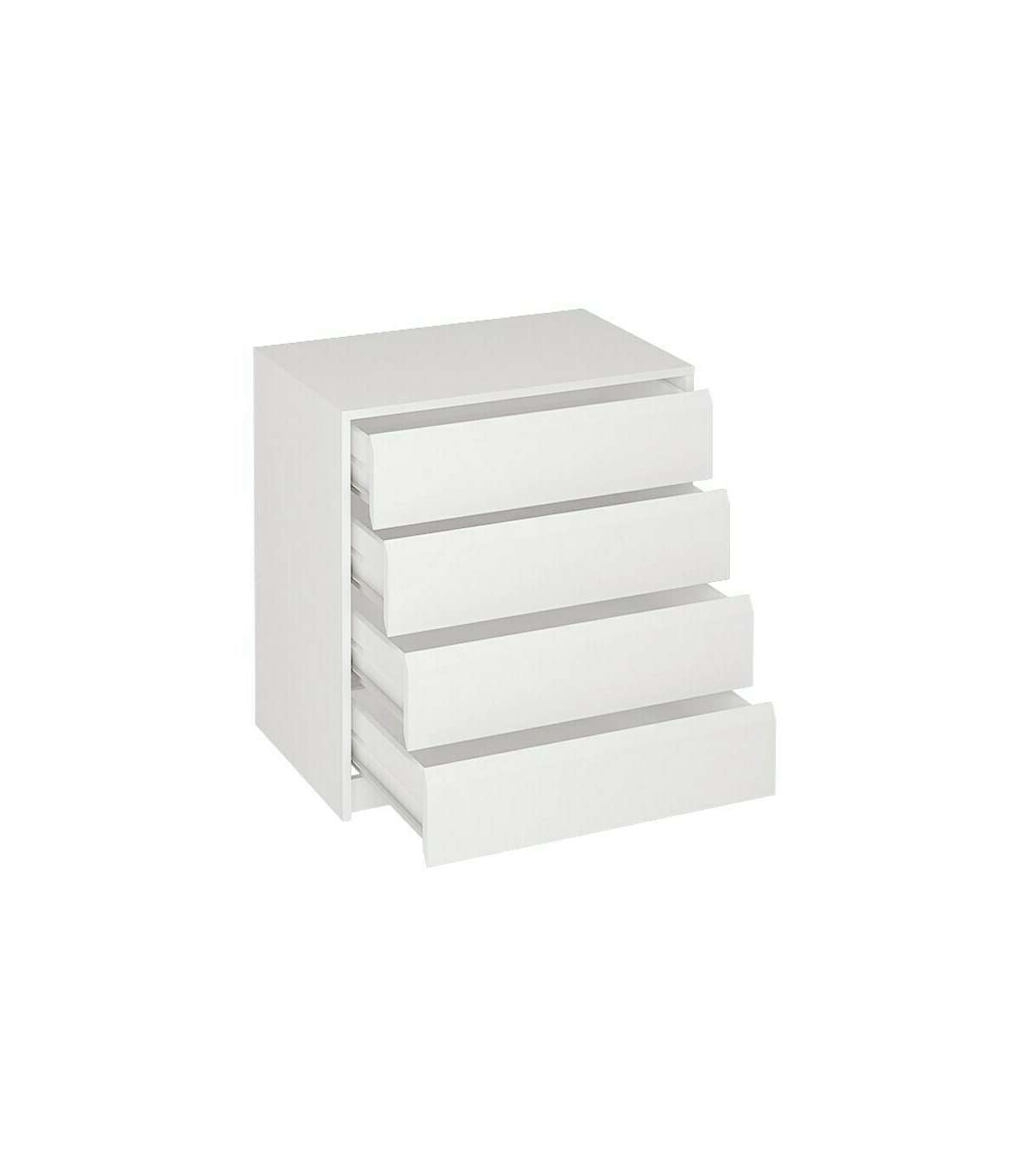 Cajonera De 70 Cm Para Armario 4 Cajones Acabado Blanco Bisel. 73,4 Cm(alto)70 Cm(ancho)45_1