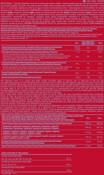 100% Whey Protein Professional - 1kg - Fresa Chocolate Blanco - Proteina De Suero Whey - Scitec Nutrition_5