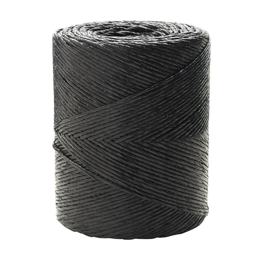 Cuerda Rafia Bobina 750 Gramos Color Negro