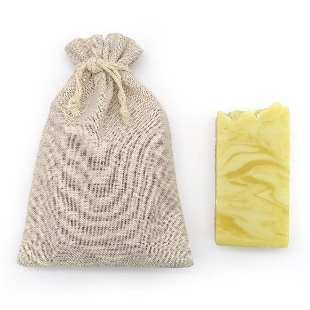 Jabón Natural Argán 90g En Bolsa Regalo De Yute - Regenera, Nutre Y Repara - Piel Mixta, Seca, Deshidratada Y Sensible_3