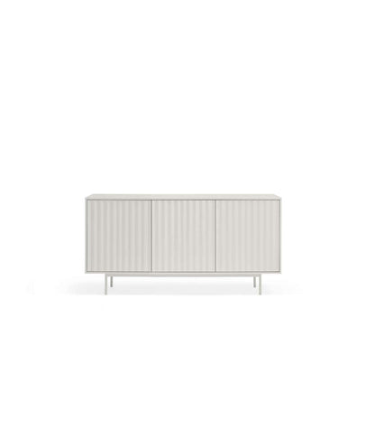 Mueble Aparador Modelo Sierra 3 Puertas 3 Cajones Interiores Acabado Blanco, 159.2cm(ancho_0