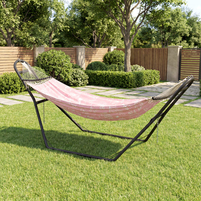 Outsunny Soporte Para Hamaca Para 2-3 Personas Cadena Ajustable Largo 278 Cm_3