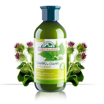 Champú Cabellos Grasos con Ortiga Hamamelis y Lima Corpore Sano 300 ml