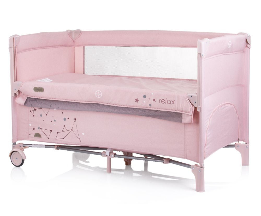 Cuna De Viaje Relax Linen Rose_0