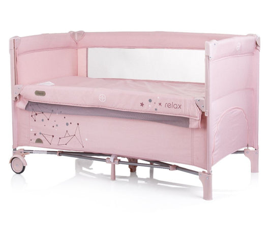 Cuna De Viaje Relax Linen Rose_0
