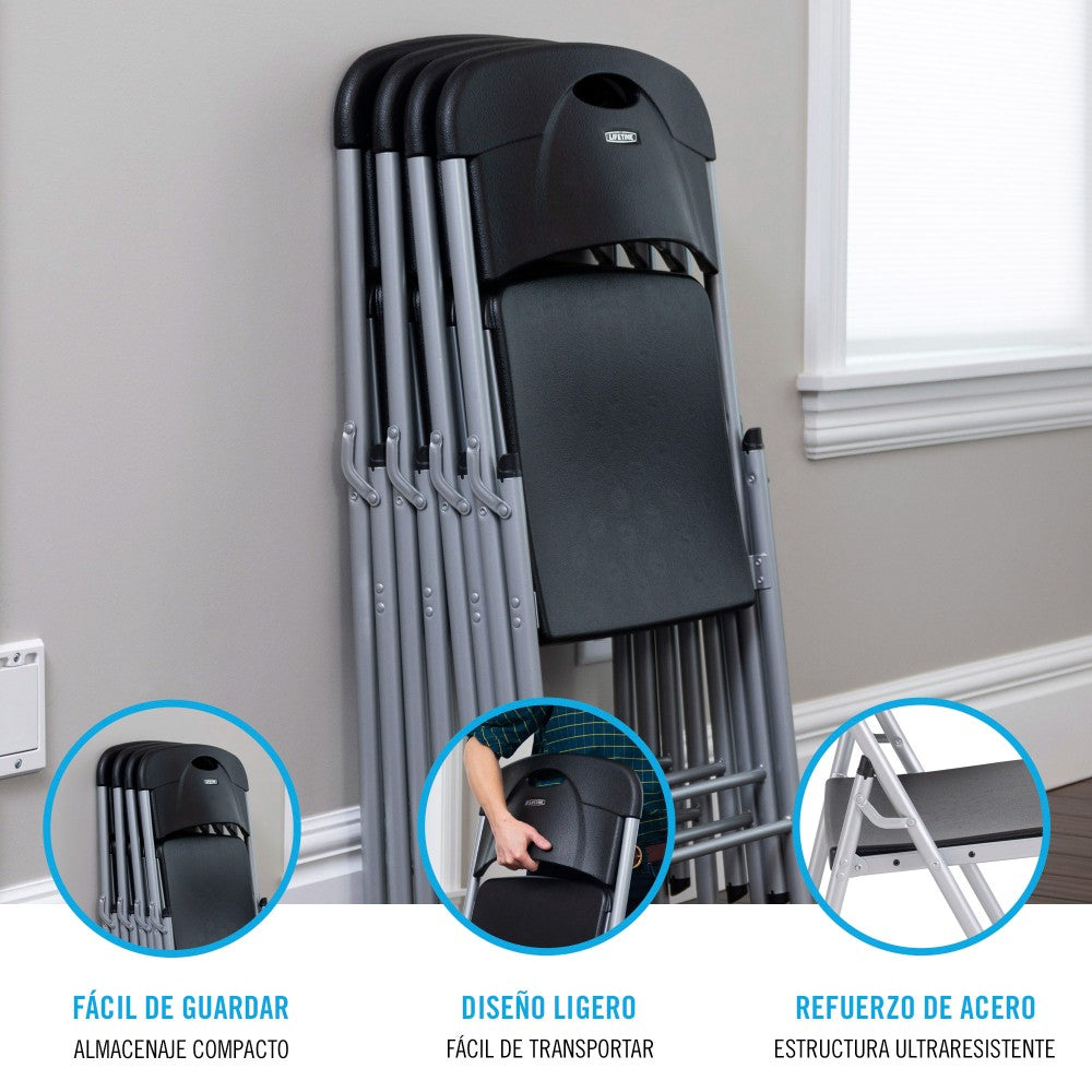 Silla Plegable Negra Lifetime_2