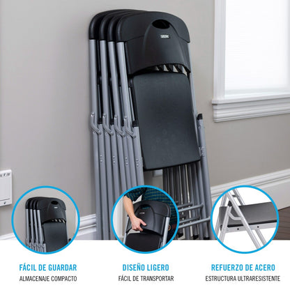 Silla Plegable Negra Lifetime_2