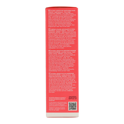 Creme Solar Suavizante Hydra Sensitive FPS 50 Apivita 50ml