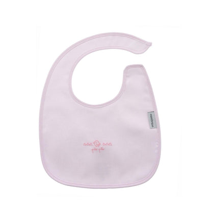 Babete quadrado com velcro Azul Claro 20x26 cm.