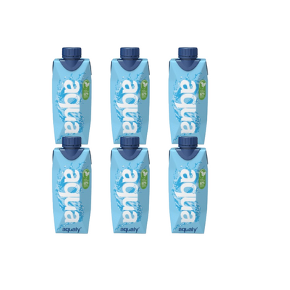 Pack x6 Aqualy Cartão Água 330 ml.