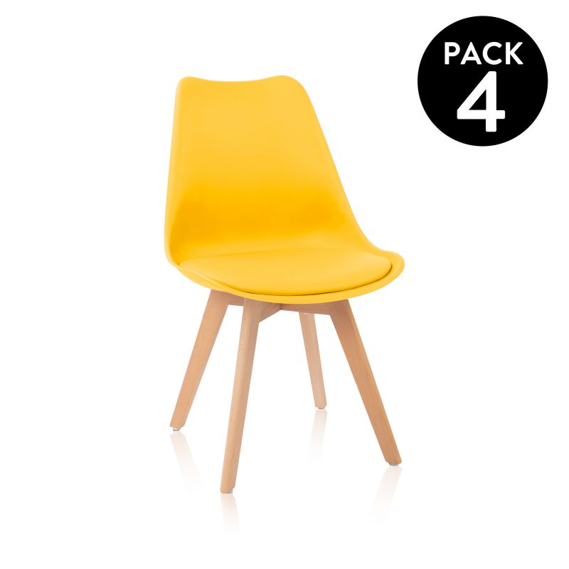 Pack 4 Sillas De Comedor Beench_0