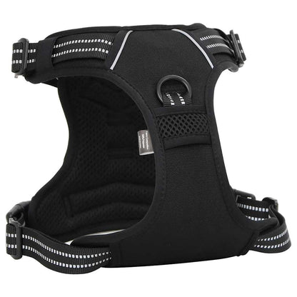 Arnés Para Perros Con Bandas Reflectantes Ajustables Negro Xl_5