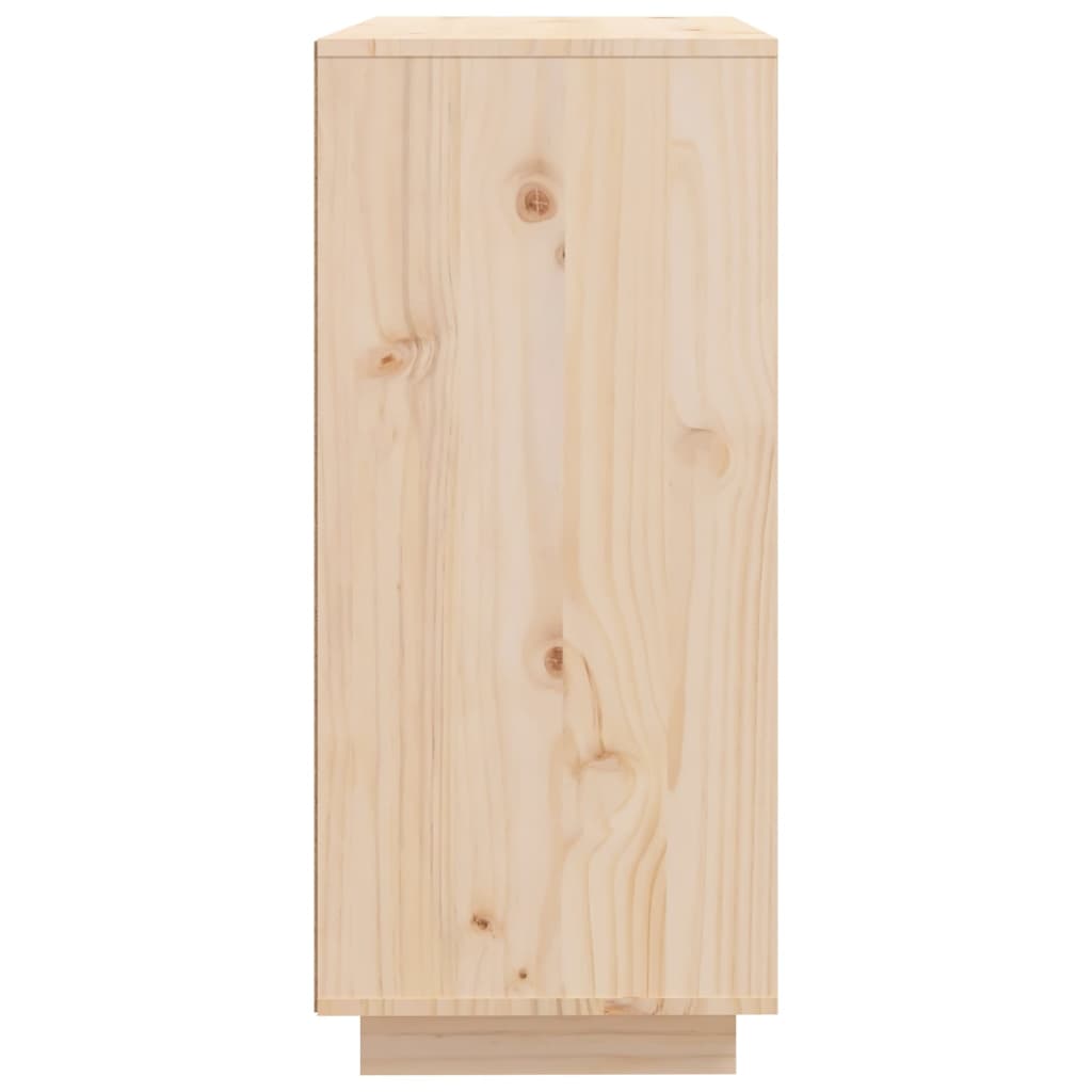 Aparador De Madera Maciza De Pino 60x35x80 Cm / Vetonek_1