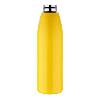 Botella De Agua De Pared Única 750ml Acero Inoxidable Amarillo Con Tapa De Grifo Colección Rainbow_2