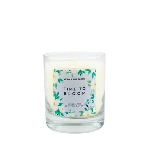 Vela perfumada artesanal Vera &amp; the Birds Time to Bloom 230g