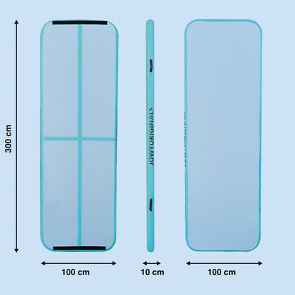 Jowy Airtrack 300x100x10cm Colchoneta Inflable, Color Azul_2
