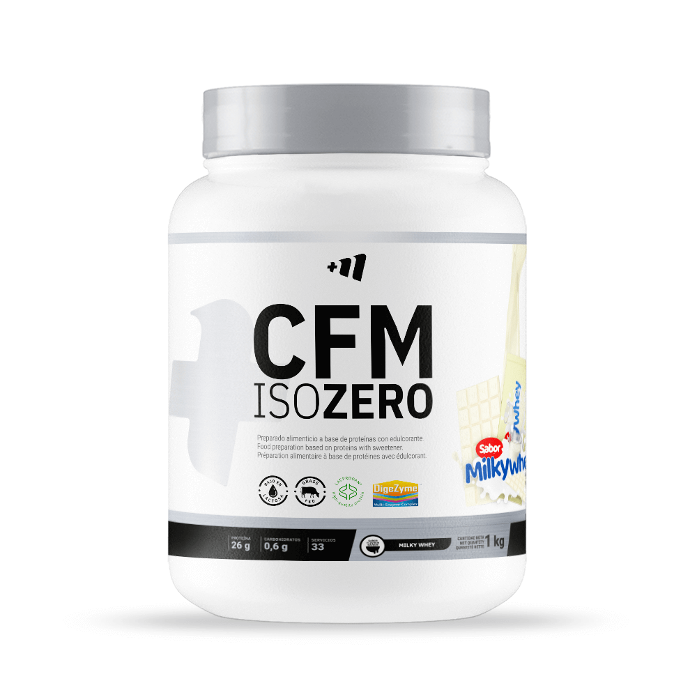 Cfm Iso Zero - 1kg - Chocolate Blanco Con Leche Milkywhey - Aumenta La Masa Muscular - Masmusculo_0