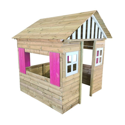 Casita De Madera Masgames Lollipop Xxl Horeca Rosa._0