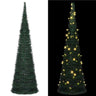Árvore de Natal pré-iluminada Vidaxl com luzes verdes 150 Cm