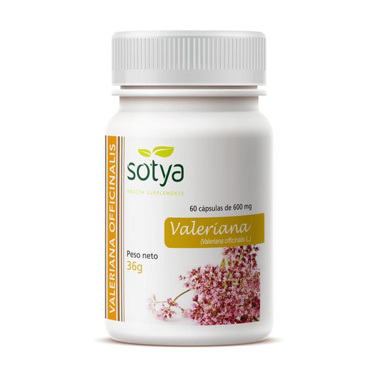 Valeriana 600 mg. 60 cápsulas Sotya