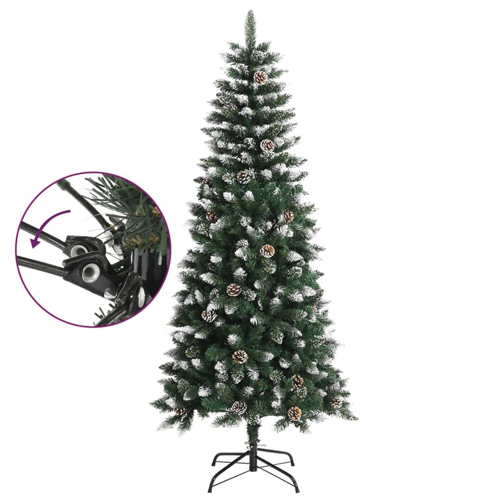 Vidaxl Árbol De Navidad Artificial Con Soporte Pvc Verde 150 Cm_1
