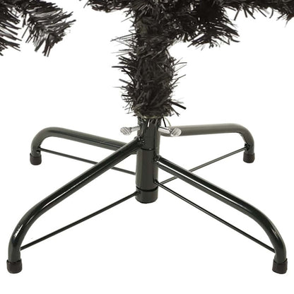 Vidaxl Árbol De Navidad Delgado Negro 150 Cm_5