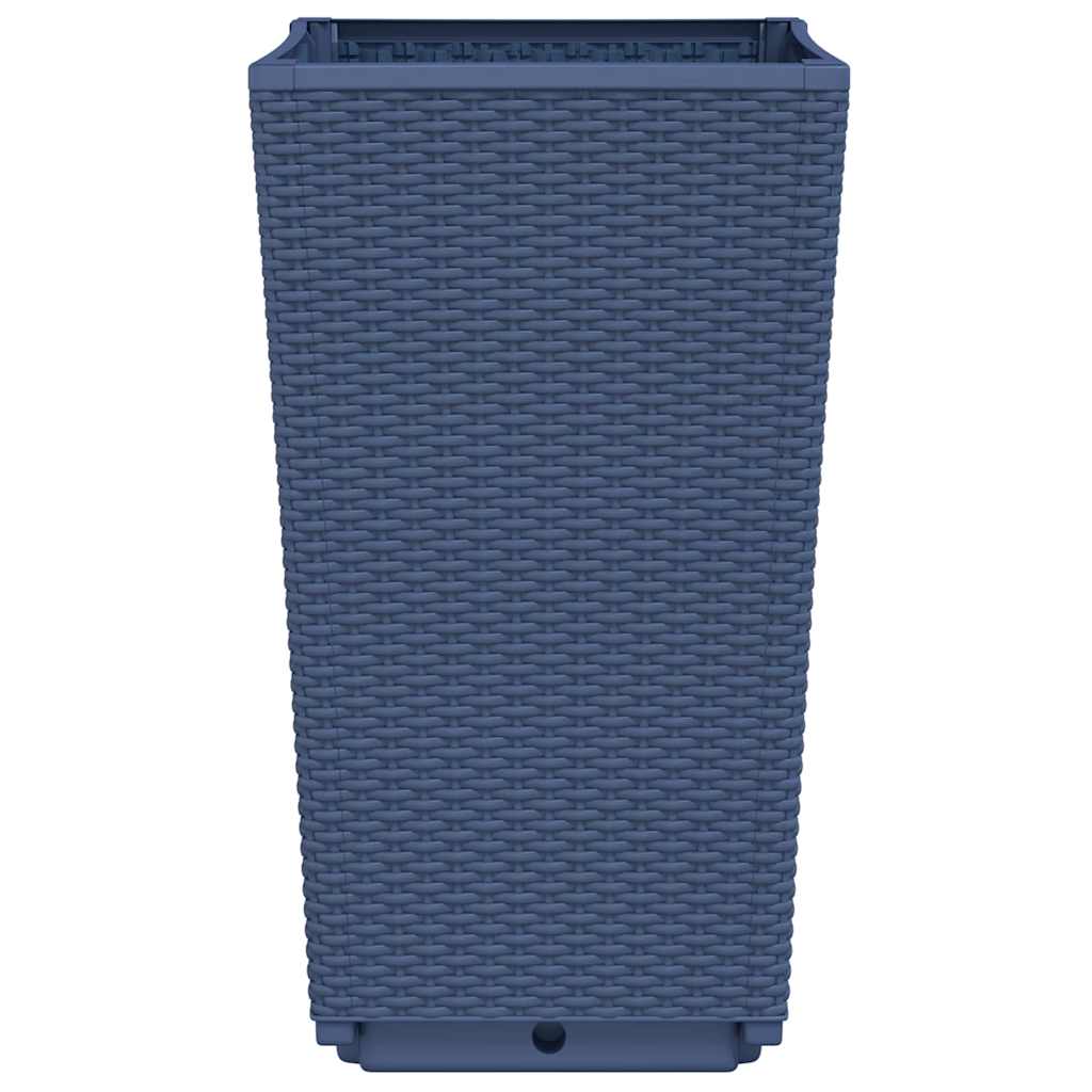 Jardineras 4 Unidades Pp Azul Gris 32,5x32,5x57 Cm_4