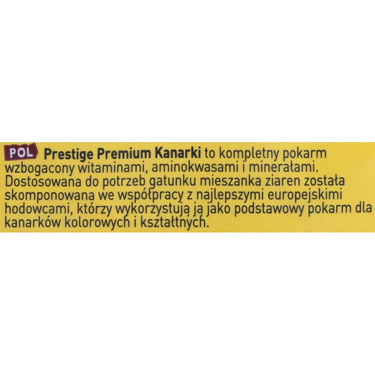 Comida Para Pájaros Versele-laga Prestige Premium Canaries 800 G / Vetonek_0