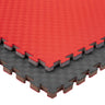 Tatami Puzzle 2,5cm 100x100cm – Alta Densidade Preto/vermelho
