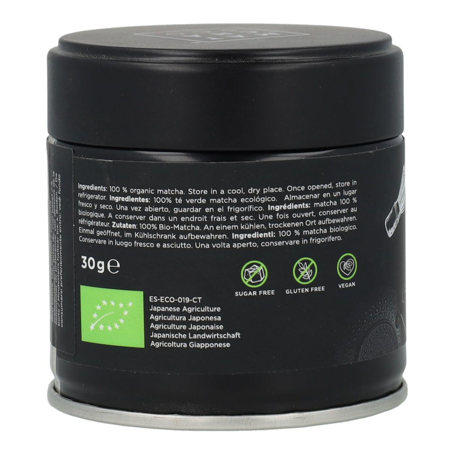 Chá Matcha Cerimonial Premium 100% biológico Matcha &amp; CO 30 g