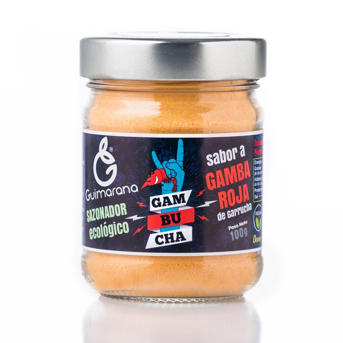 Tempero Gam Bu Cha sabor camarão vermelho Guimarana 100 g