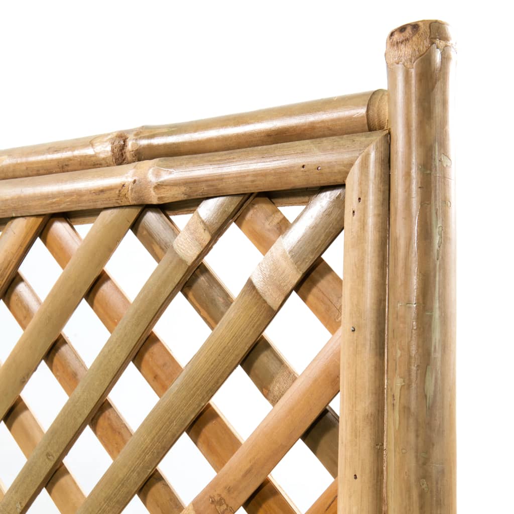 Jardinera De Jardín Con Enrejado Bambú 70 Cm_5