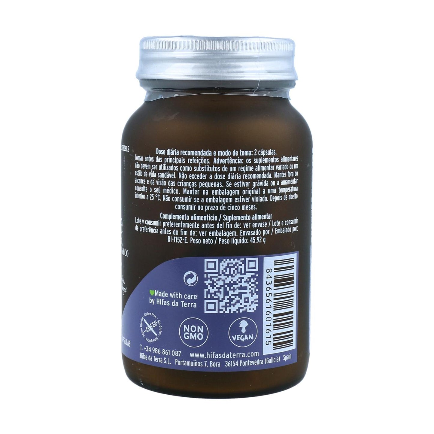 Mico five BIO +Chaga Hifas da Terra Nova forma. 70 cápsulas
