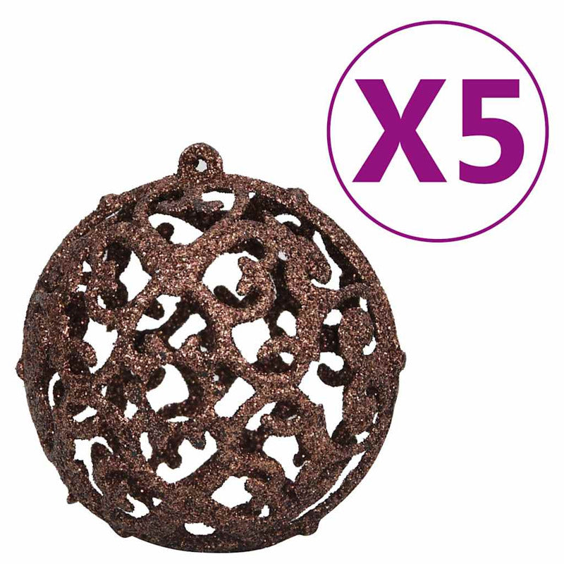 Vidaxl Árbol De Navidad Artificial Con Luces Y Bolas Verde 65 Cm_5