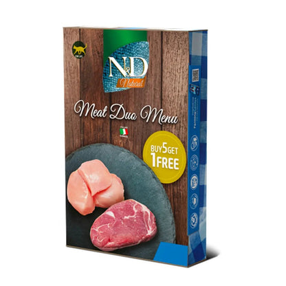 ND cat Natural Meat Duo Farmina 6x70 g Alimento húmido Farmina para gatos