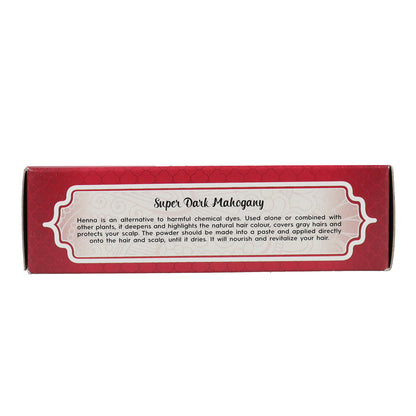 Henna em pó mogno super escuro Radhe Shyam 100 g