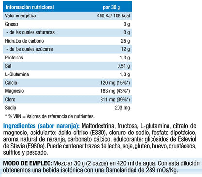 Iso Energy 1:0,8 Series - 900g - Naranja - Hidratación - Victory Endurance_5