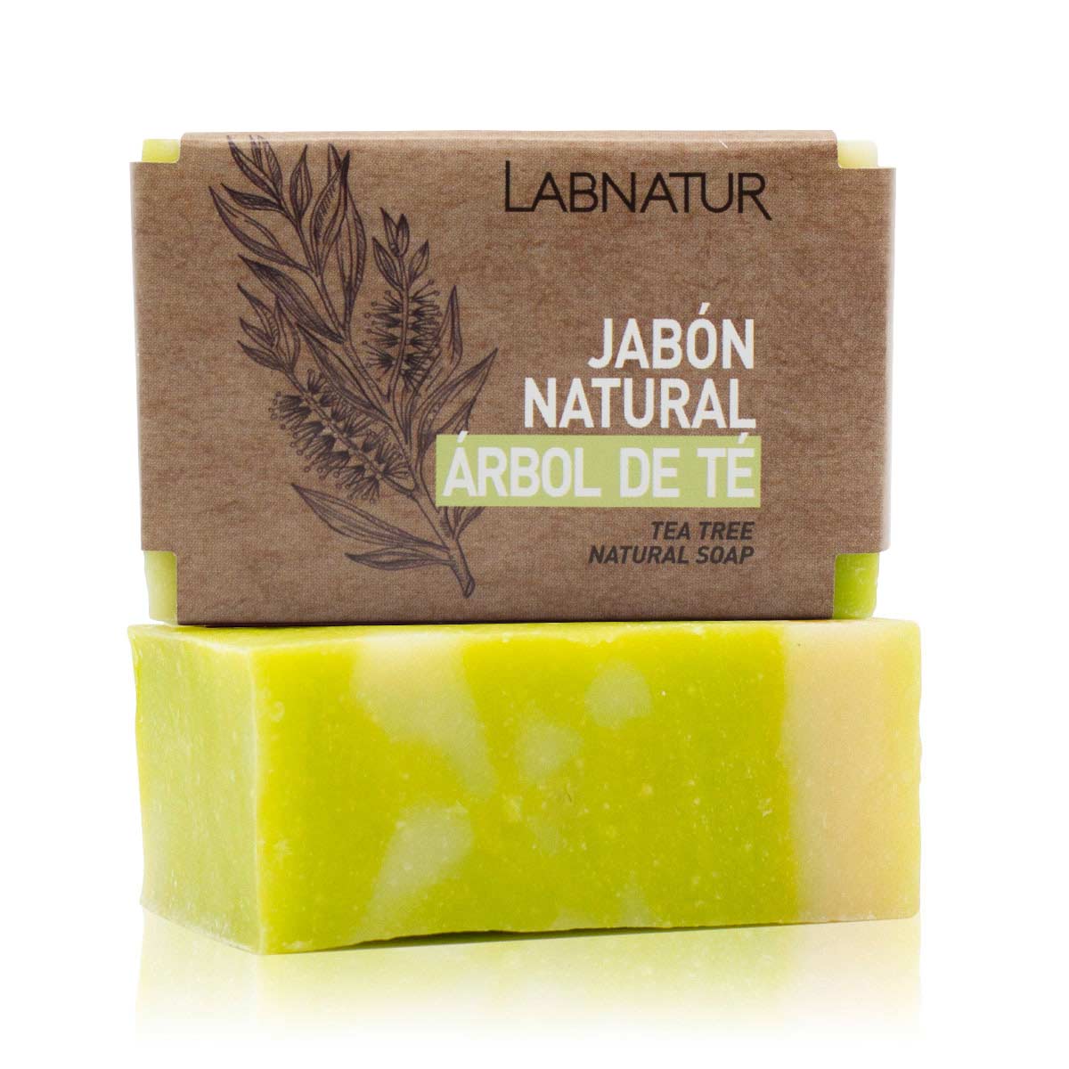 Jabón Árbol De Té Labnatur 100 G | Purificante | Piel Grasa Y Acné | Antibacteriano Natural_0
