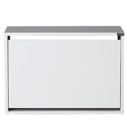 Zapatero,100% Tablero De Aglomerado Rechapado En Melamina, Color Blanco