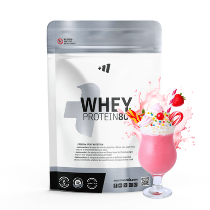 Whey Protein80 - 500g - Sueño De Fresa (strawberry Dreams) - Aumenta La Masa Muscular - Masmusculo_0