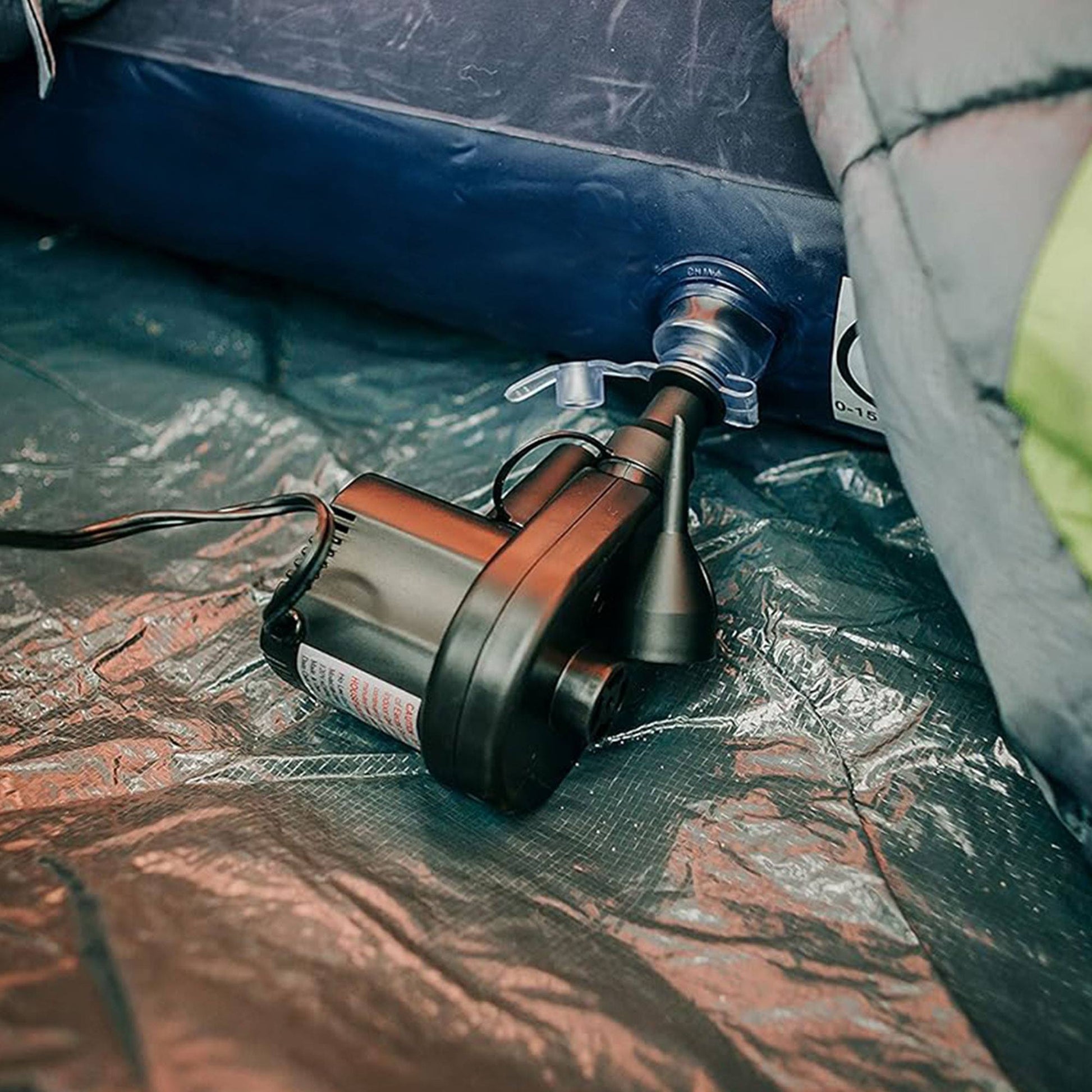 Well Home Infalador Electrónico 12volt/230volt Adaptador Con Ce Con 3 Boquillas_3