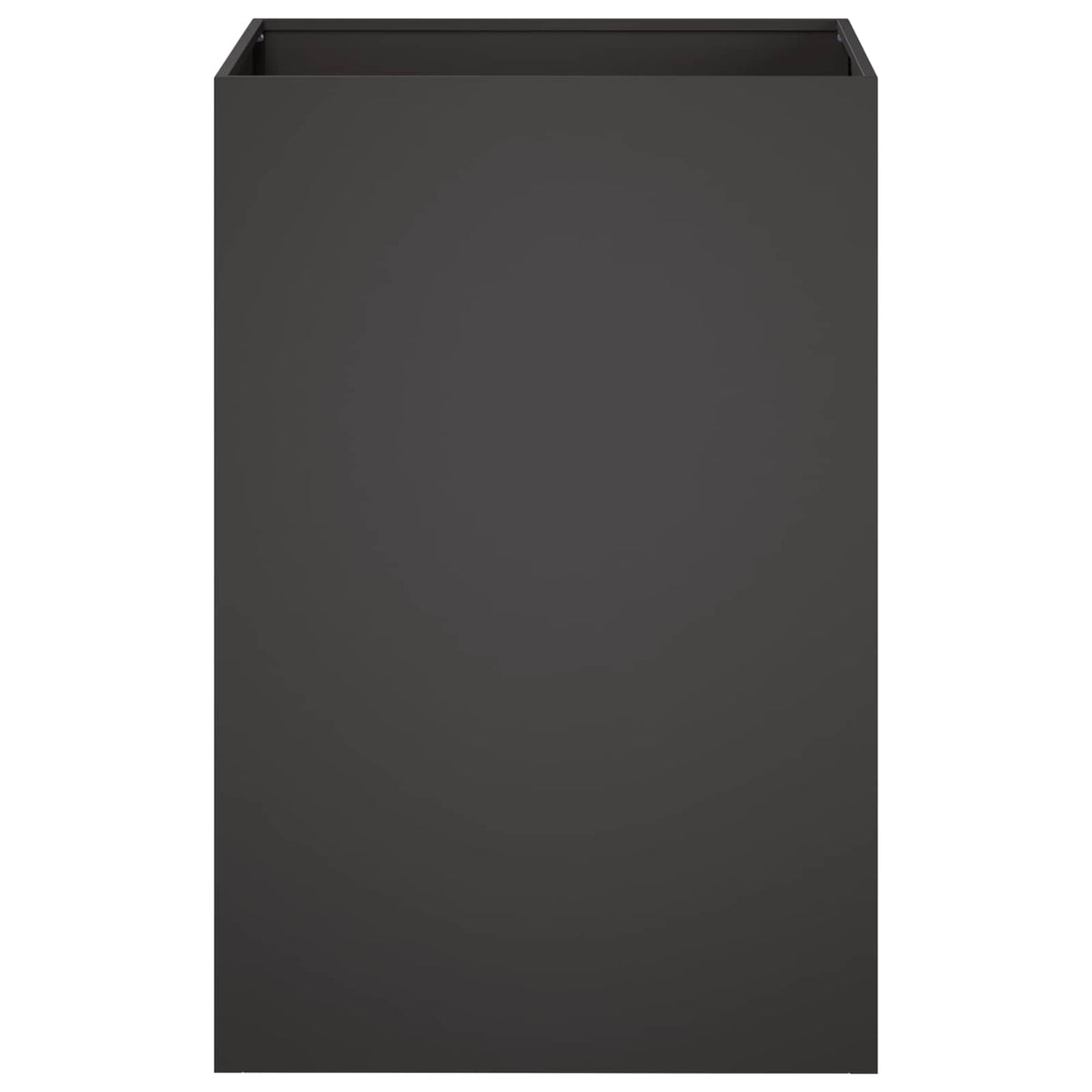 Macetero De Jardín 2 Uds. Negro 40 X 40 X 75 Cm_3