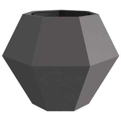 Jardinera 2 Uds. Negro 100 X 100 X 80 Cm Acero_5