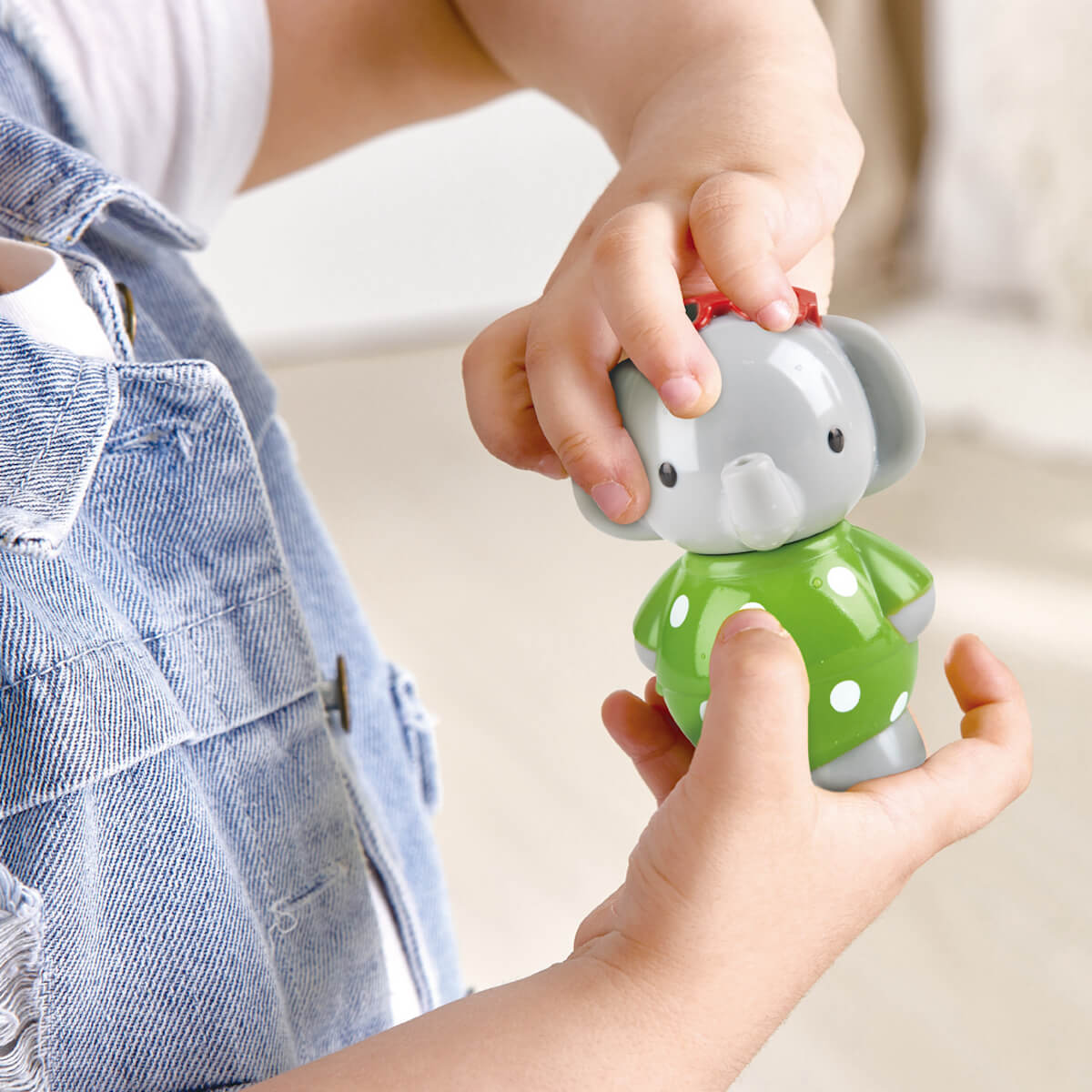 Juguete Baño Elephant Spin Splash'n Swim Hape_3