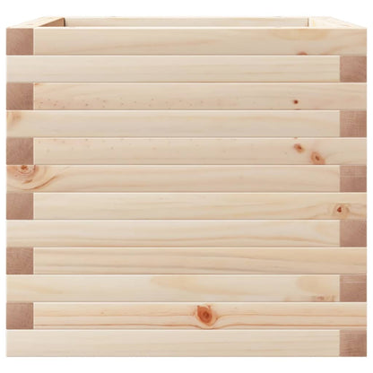 Jardinera De Madera Maciza De Pino 50x50x45,5 Cm_5